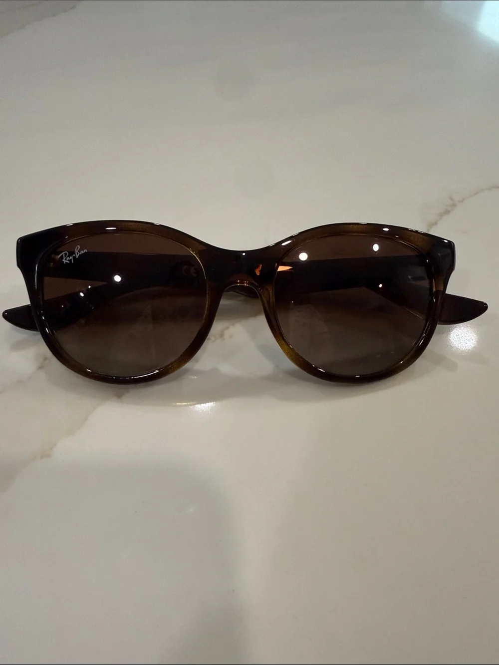 Ray-Ban Junior Tortoiseshell Sunglasses - Brown Lenses